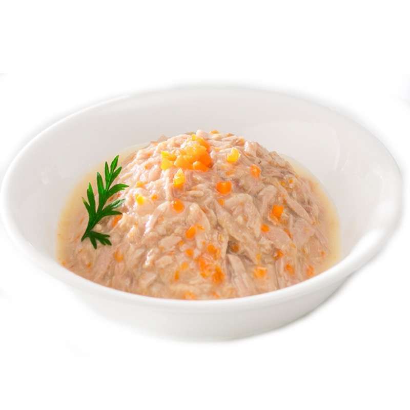 Cherie (Шері) Complete&Balanced Tuna with Carrots in Gravy - Вологий корм з тунцем і морквою для підтримки сечовивідних шляхів у котів (шматочки в соусі) (80 г) в E-ZOO