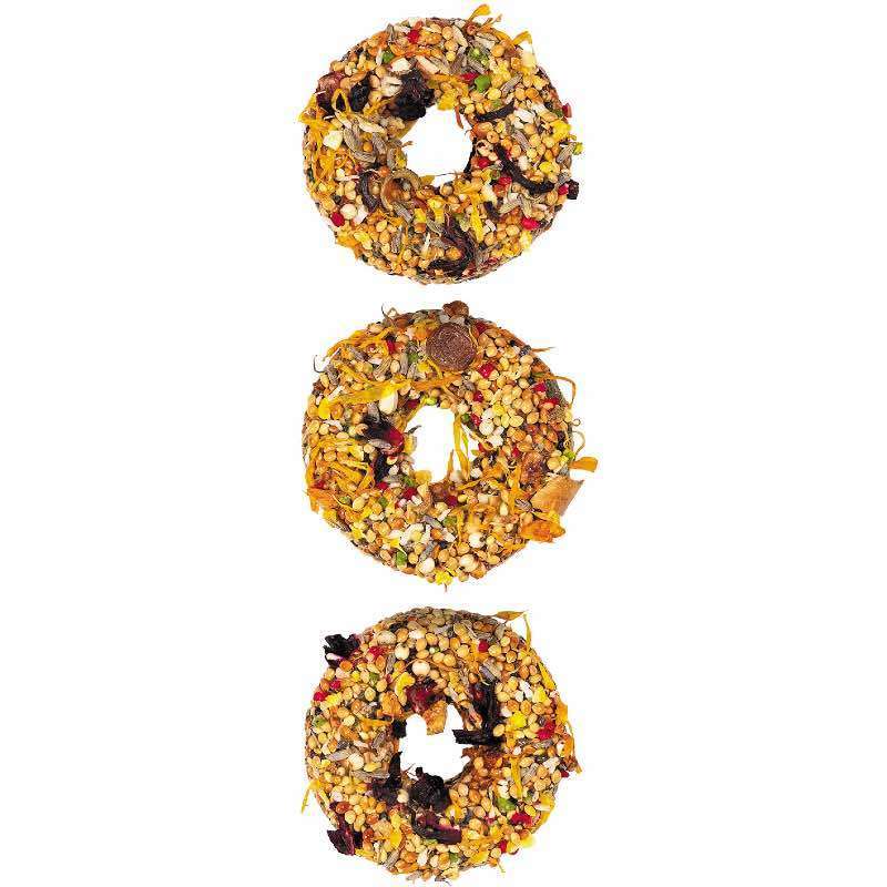 Special One (Спешл Ван) Donuts - Пончики "Смородина, ехінацея, виноград" для декоративних птахів (60 г) в E-ZOO