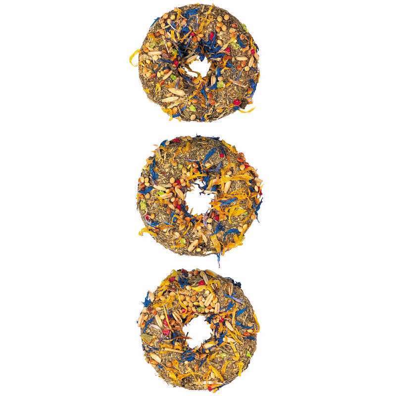 Special One (Спешл Ван) Donuts - Пончики "Волошка, календула, ромашка" на трав'яній основі для декоративних гризунів (50 г) в E-ZOO