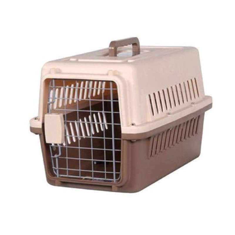 Nunbell (Нанбел) Pet Carrier IATA Size 1 - Пластиковая переноска для котов и собак мелких пород весом до 10 кг с железной дверью, соответствующая стандартам IATA (48х32х30 см) в E-ZOO
