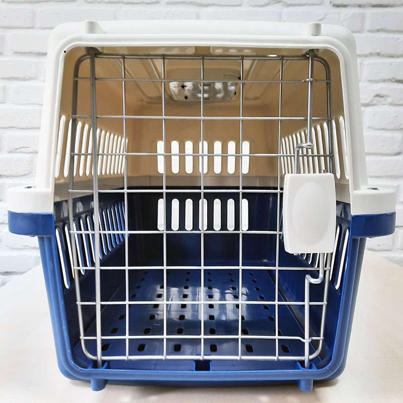 Nunbell (Нанбел) Pet Carrier IATA Size 2 - Пластиковая переноска для собак весом до 15 кг с железной дверью, соответствующая стандартам IATA (56х37х35 см) в E-ZOO