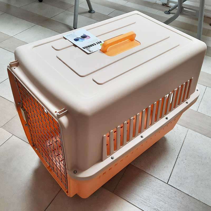 Nunbell (Нанбел) Pet Carrier IATA Size 4 - Пластикова переноска для собак вагою до 30 кг із залізними дверима, що відповідає стандартам IATA (81х58х61 см) в E-ZOO