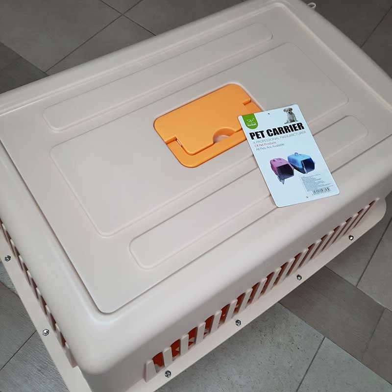 Nunbell (Нанбел) Pet Carrier IATA Size 4 - Пластиковая переноска для собак весом до 30 кг с железной дверью, соответствующая стандартам IATA (81х58х61 см) в E-ZOO