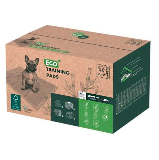 M-Pets (М-Петс) ECO Training Pads - Экологические приучающие пеленки для собак (60х90 см / 30 шт.) в E-ZOO
