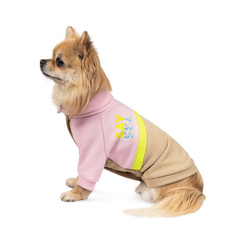 Pet Fashion (Пет Фешн) Daisy - Толстовка для собак (розовая/бежевая) (XS2 (26-28 см)) в E-ZOO