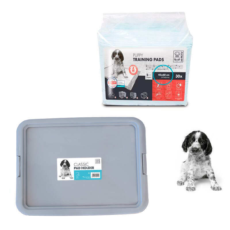 M-Pets (М-Петс) Classic Pad Holder – Гігієнічний лоток-тримач пелюшок розміром 45х60 см для дорослих собак (60х46х2,7 см) в E-ZOO