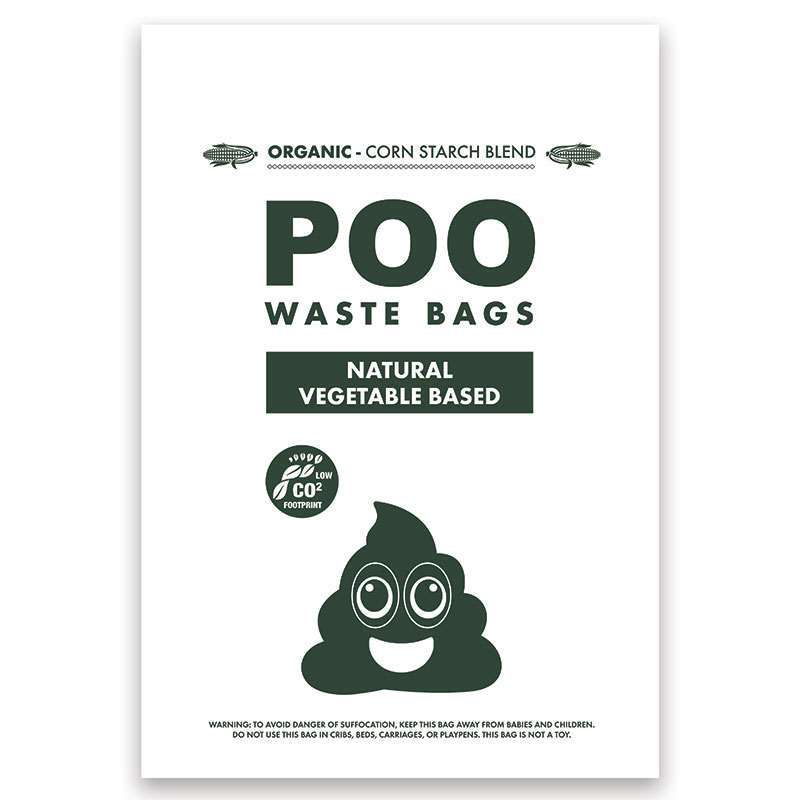 M-Pets (М-Петс) POO Dog Waste Bags Non Scented – Пакети, що біологічно разкладаються, для прибирання за собаками без запаху (120 шт.) в E-ZOO