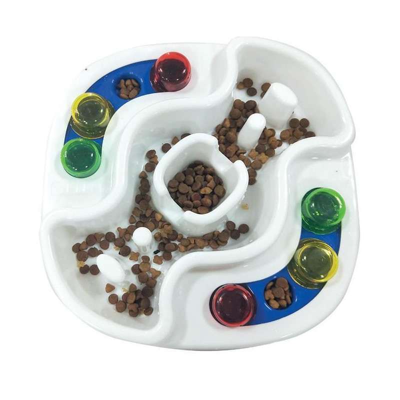 M-Pets (М-Петс) Tasty Nolena Interactive Bowl – Миска Нолена интерактивная для медленного кормления собак и кошек (31x31x6 см) в E-ZOO