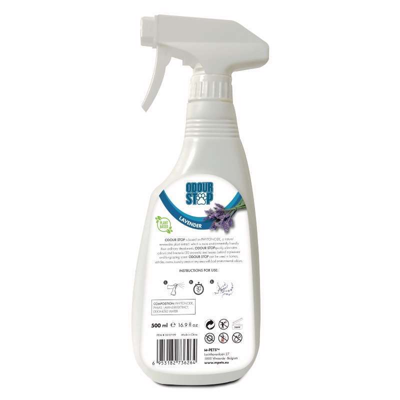 M-Pets (М-Петс) Odour Stop Deodorant Spray Lavender - Спрей для видалення запаху тварин з ароматом лаванди (500 мл) в E-ZOO
