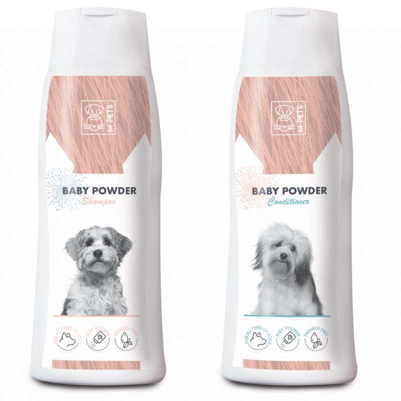 M-Pets (М-Петс) Baby Powder Shampoo - Шампунь без парабенов с ароматом детской присыпки для всех типов шерсти собак всех пород (250 мл) в E-ZOO