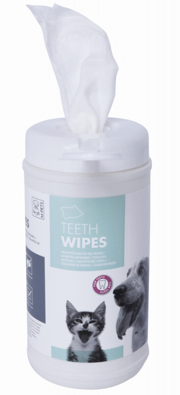 M-Pets (М-Петс) Teeth Wipes - Салфетки для ухода за зубами собак и котов (15х15 / 40 шт.) в E-ZOO