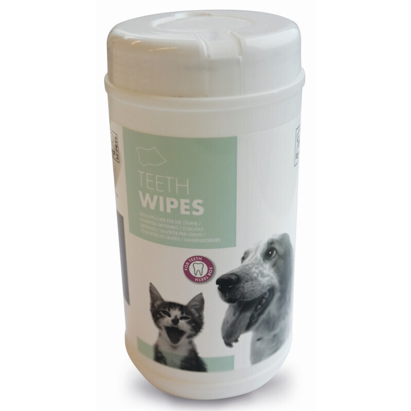 M-Pets (М-Петс) Teeth Wipes - Серветки для догляду за зубами собак та котів (15х15 / 40 шт.) в E-ZOO