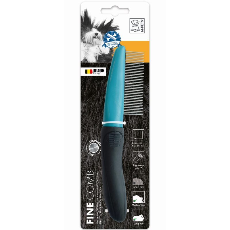 M-Pets (М-Петс) Fine Comb - Расческа с длинными зубцами для ухода за шерстью собак (5x22 см) в E-ZOO