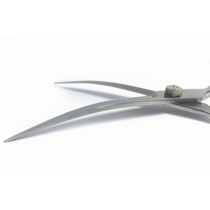 M-Pets (М-Петс) Grooming Steel Curved Scissor - Ножиці вигнуті, сталеві для стрижки собак (6x20x0,7 см) в E-ZOO
