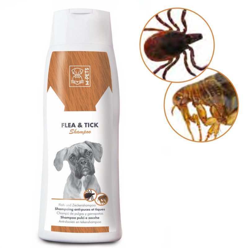 M-Pets (М-Петс) Flea & Tick Shampoo - Шампунь з маслом дерева Нім від бліх і кліщів для собак всіх порід (250 мл) в E-ZOO