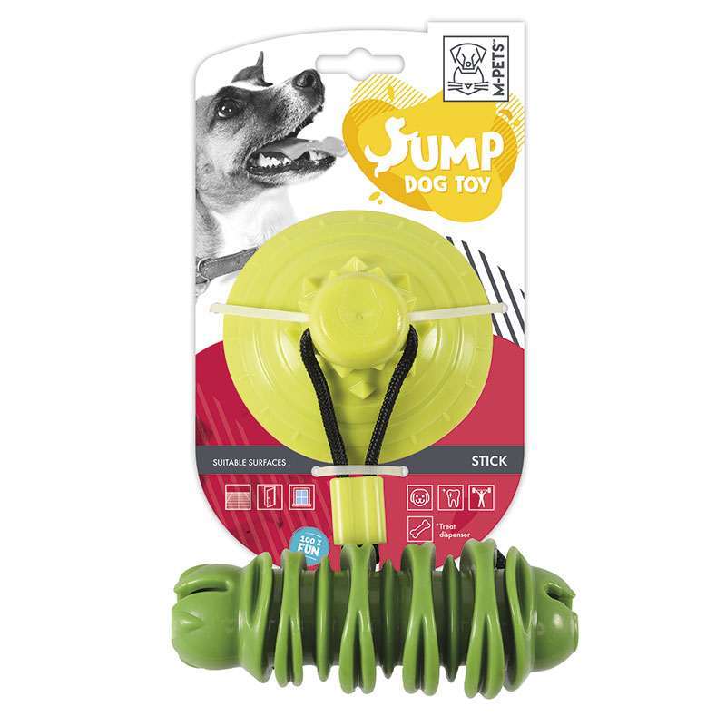 M-Pets (М-Петс) Jump Dog Toys Stick with Suction Cup – Іграшка-диспенсер з присоскою Джамп Стік для собак (14,7х6,0 см) в E-ZOO