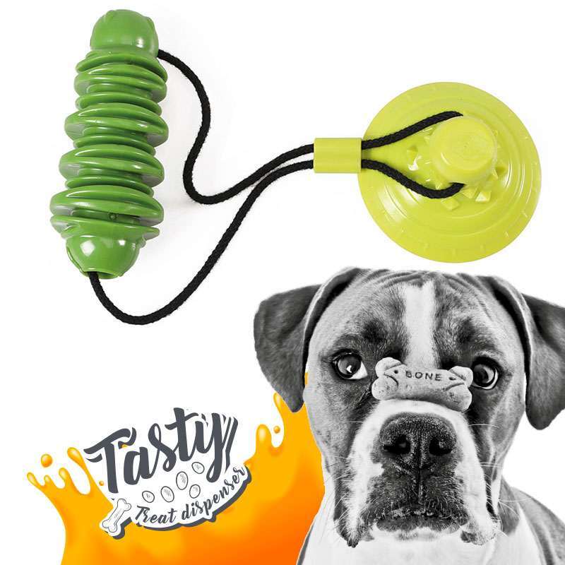 M-Pets (М-Петс) Jump Dog Toys Stick with Suction Cup – Игрушка-диспенсер с присоской Джамп Стик для собак (14,7х6,0 см) в E-ZOO