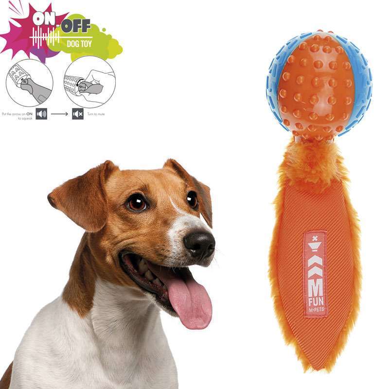 M-Pets (М-Петс) ON/OFF Meteor – Іграшка Метеор зі звуком для собак (25х7,8х7,8 см) в E-ZOO