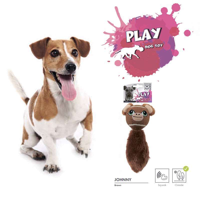 M-Pets (М-Петс) Play Dog Toy Tennis Ball Johnny – Іграшка тенісний м'яч Джоні для собак (18х11х6,5 см) в E-ZOO