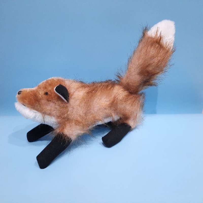 M-Pets (М-Петс) Floyd Fox Squeak Toy – Игрушка мягкая Флойд Фокс с пищалкой для собак (25х14х25 см) в E-ZOO