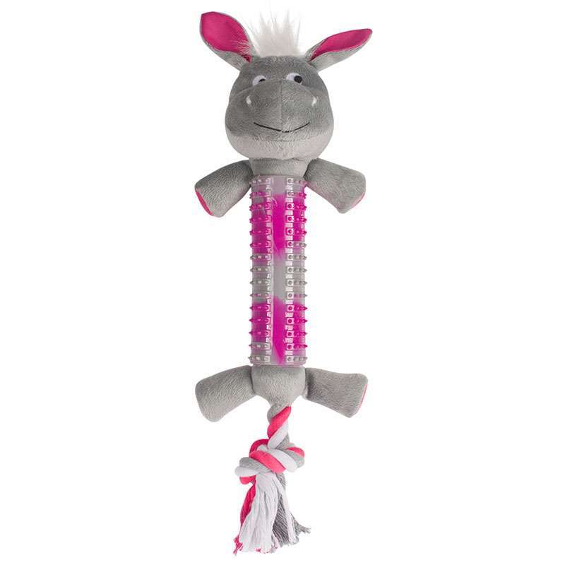 M-Pets (М-Петс) Nabila Long Necks Queak Toy – Іграшка м'яка Набіла Довга Шия, що пищить, для собак (39х14х5) в E-ZOO