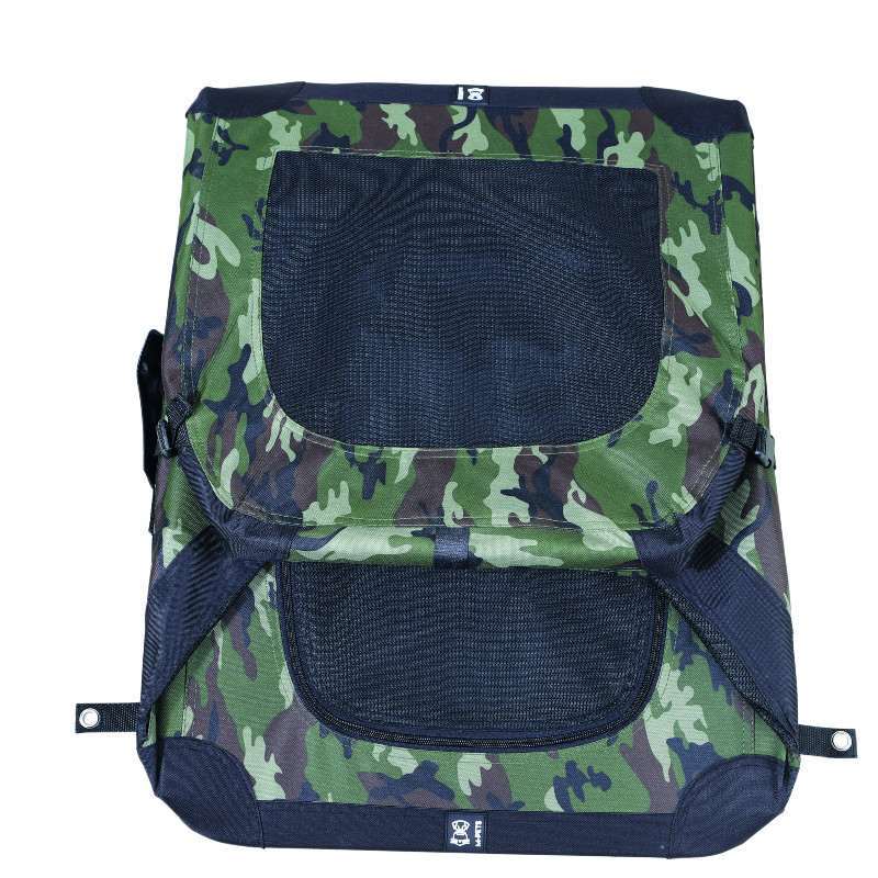 M-Pets (М-Петс) Comfort Crate Camouflage - Складана камуфляжна сумка-переноска для собак та котів (41х28х28 см) в E-ZOO