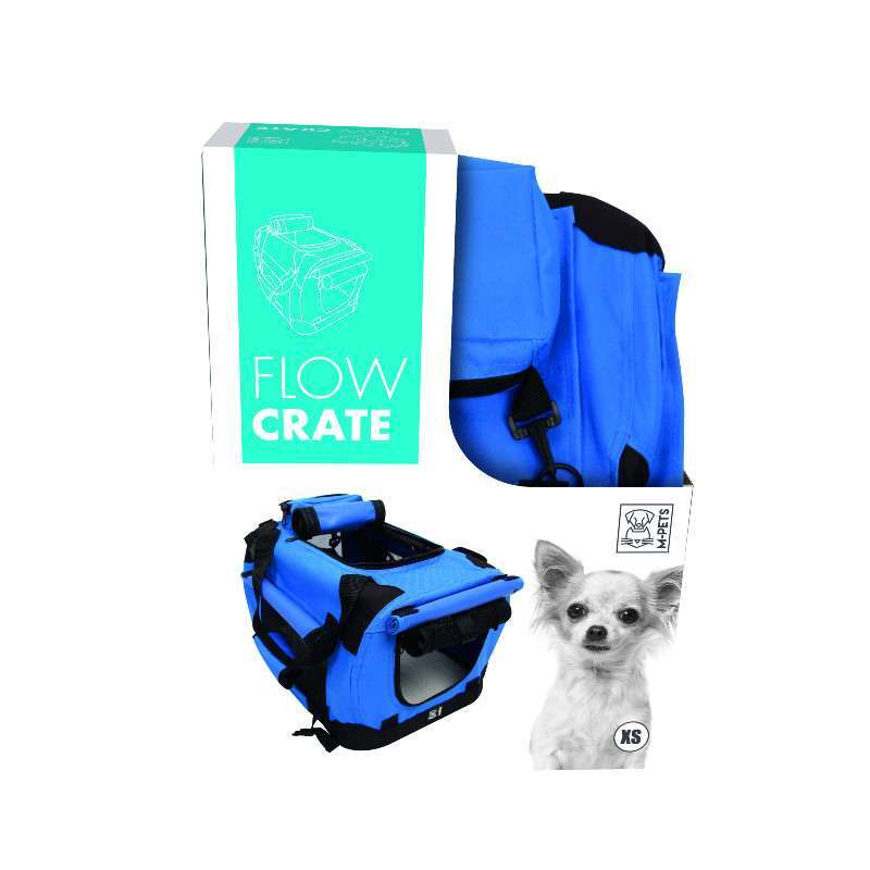 M-Pets (М-Петс) Flow Crate - Складная сумка-переноска для собак и котов (41х28х28 см) в E-ZOO