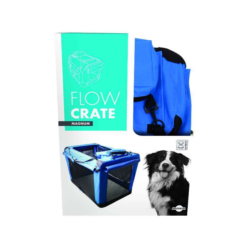 M-Pets (М-Петс) Flow Crate Magnum - Складана сумка-переноска для собак великих порід вагою до 52 кг (106,7х71,7х79,5 см) в E-ZOO