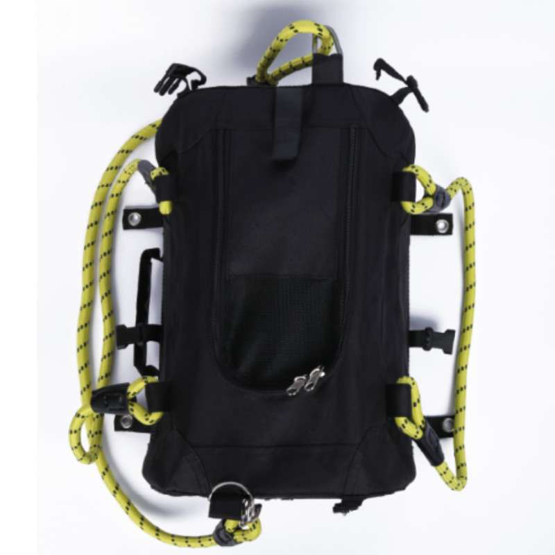 M-Pets (М-Петс) Remix Travel Carrier 2in1 Black - Складная сумка-переноска с поводком в комплекте для собак малых пород и котов весом до 4,5 кг (41х28х28 см) в E-ZOO