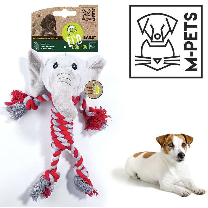 M-Pets (М-Петс) Eco Dog Toy Bailey – Еко-іграшка Бейлі для собак (35,5х17 см) в E-ZOO