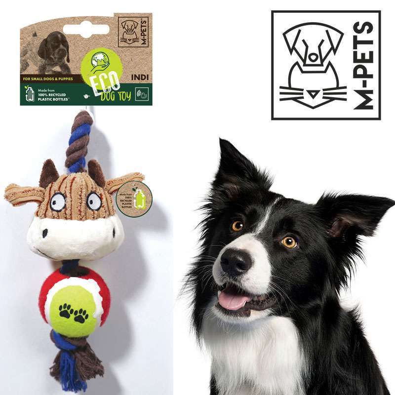 M-Pets (М-Петс) Eco Dog Toy Indi – Эко-игрушка Инди для собак (27х13 см) в E-ZOO