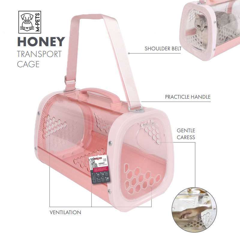 M-Pets (М-Петс) Honey Pet Carrier – Переноска для котов и собак мелких пород (59,1х38,1х35,4 см) в E-ZOO