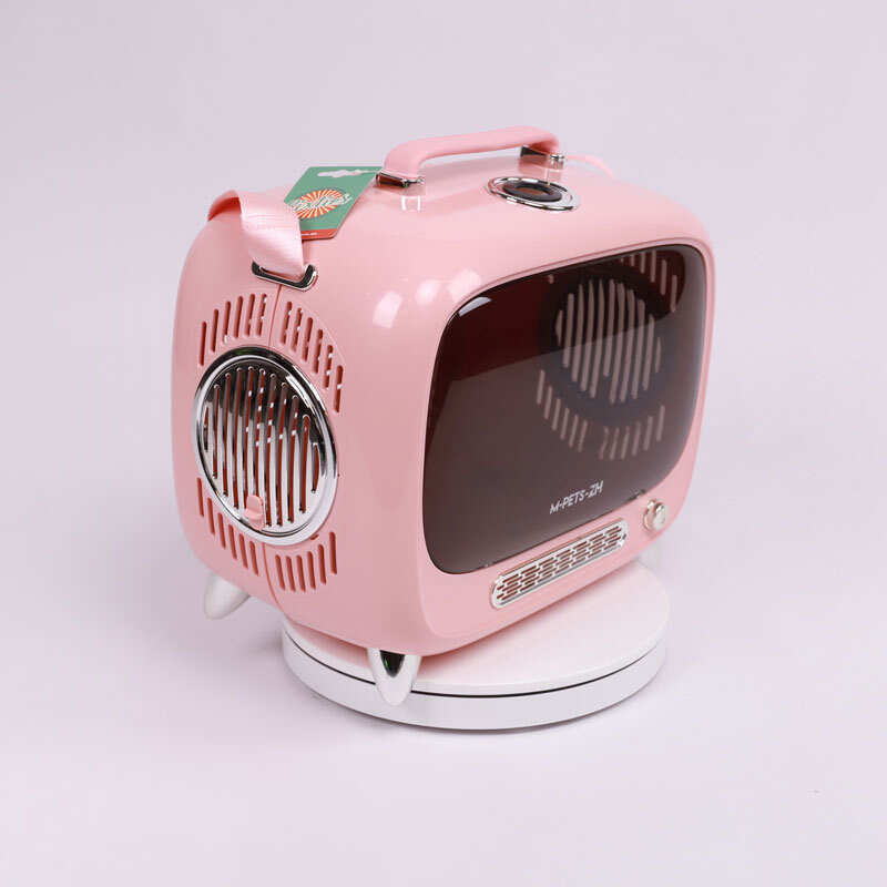 M-Pets (М-Петс) Sixties TV Pet Carrier – Переноска ТВ 60-х для котів та собак дрібних порід і гризунів (44,7x26,6x38,4 см) в E-ZOO