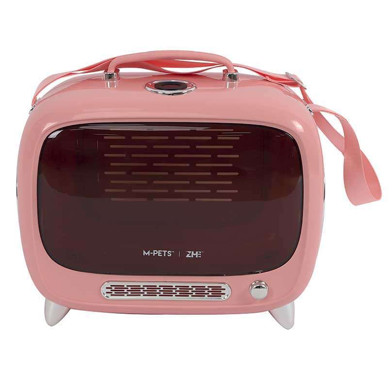 M-Pets (М-Петс) Sixties TV Pet Carrier – Переноска ТВ 60-х для котів та собак дрібних порід і гризунів (44,7x26,6x38,4 см) в E-ZOO