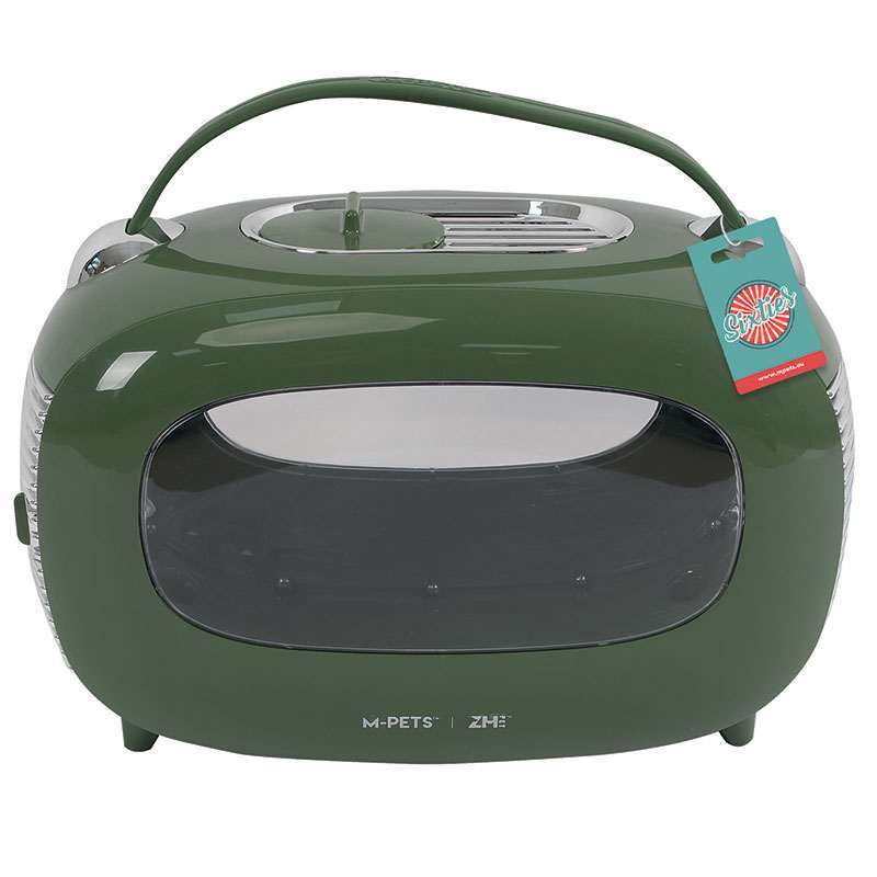 M-Pets (М-Петс) Sixties Classic Pet Carrier – Переноска Класичні 60-ті для котів, собак дрібних пород і гризунів (48,3x27,8x29,9 см) в E-ZOO