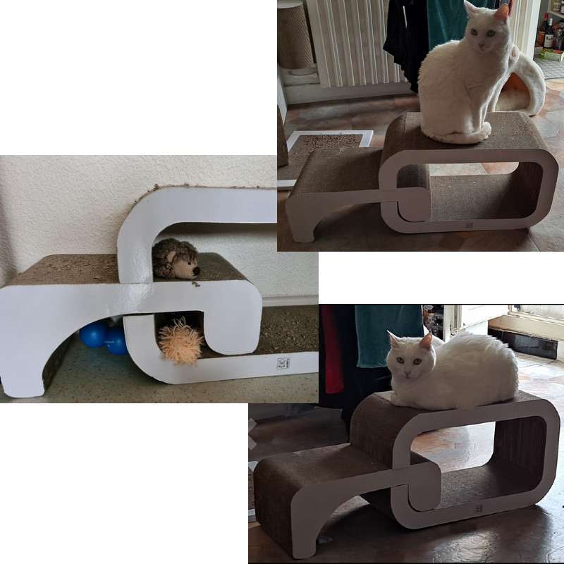 M-Pets (М-Петс) Austin Scratch Board - Картонная когтеточка для котов (55х24х32 см) в E-ZOO