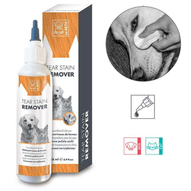 M-Pets (М-Петс) Tear Stain Remover – Средство для удаления слёзных пятен на шерсти возле глаз у котов и собак (118 мл) в E-ZOO