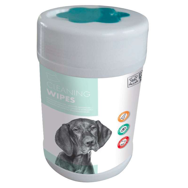 M-Pets (М-Петс) Pet Cleaning Wipes – Влажные салфетки для поддержания чистоты ушей, носа, глаз у собак и котов (80 шт./уп.) в E-ZOO