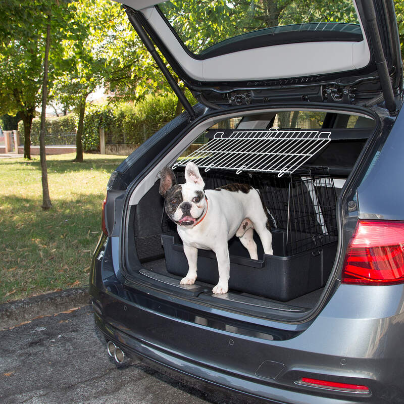 Ferplast (Ферпласт) Atlas Vision Medium - Переноска автомобильная для собак весом до 20 кг (82x51x61 см) в E-ZOO