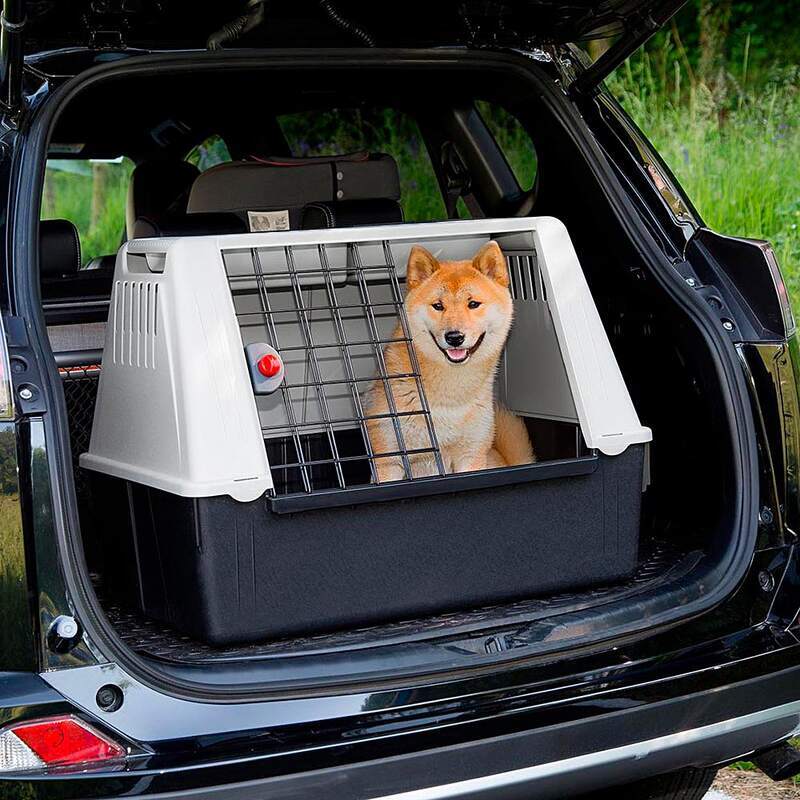 Ferplast (Ферпласт) Atlas Car 80 - Переноска для перевозки собак в автомобиле весом до 20 кг (82x51x61 см) в E-ZOO