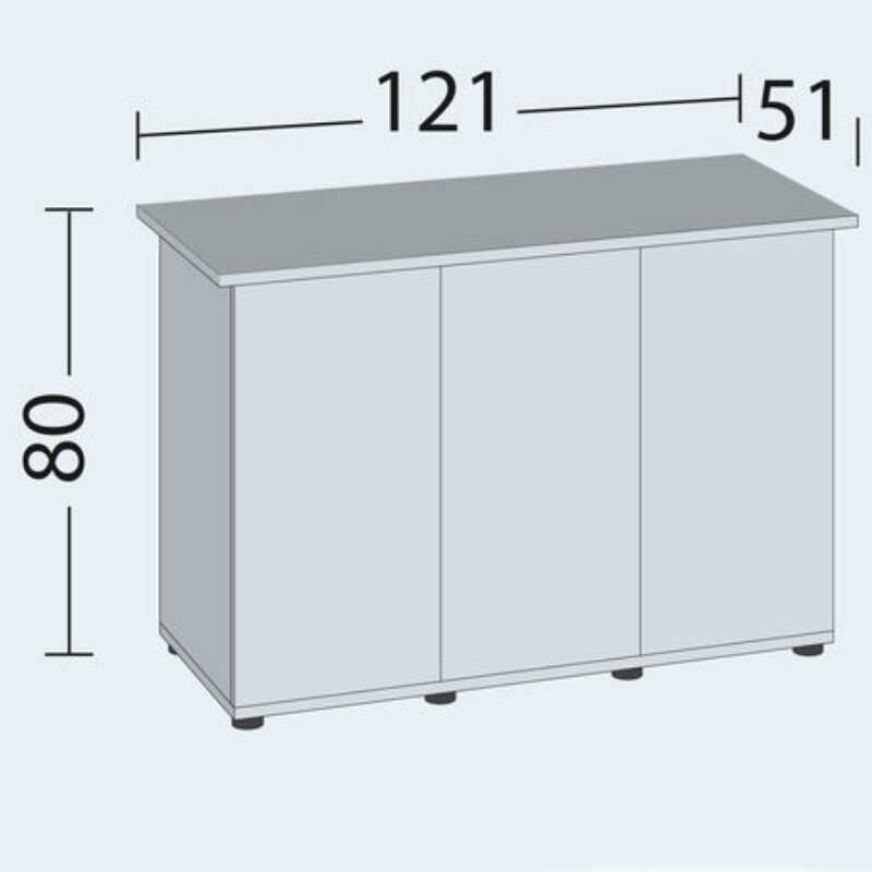 Juwel (Ювель) Cabinet SBX Rio 300/350 - Подставка-тумба под аквариум (121x51x80 см) в E-ZOO