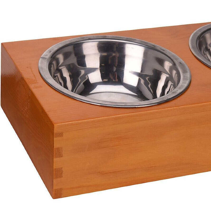 Koopman (Купмен) Dogs Collection Bowls - Миски из нержавеющей стали на подставке для собак (2х300 мл) в E-ZOO