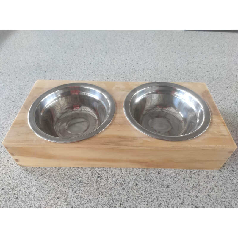 Koopman (Купмен) Dogs Collection Bowls - Миски з нержавіючої сталі на підставці для собак (2х300 мл) в E-ZOO