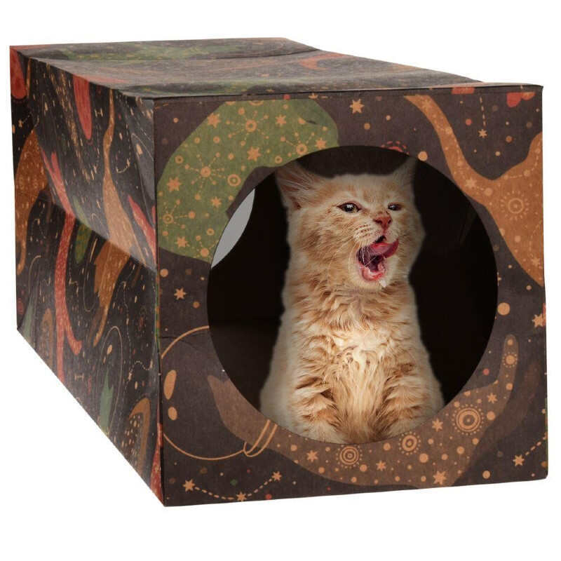 Koopman (Купмен) Cats Collection Paper Tunnel - Игровой бумажный туннель для котов (60х22х22 см) в E-ZOO