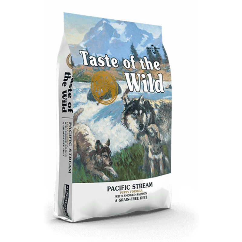 Taste of the Wild (Тейст оф зе Вайлд) Pacific Stream Puppy Formula - Сухий корм з копченим лососем для цуценят різних порід (5,6 кг) в E-ZOO