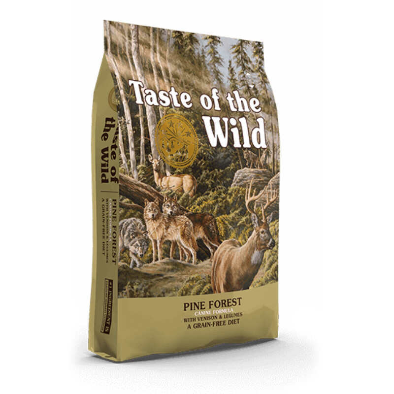 Taste of the Wild (Тейст оф зе Вайлд) Pine Forest Canine Formula - Сухой корм с олениной для собак различных пород на всех стадиях жизни (5,6 кг) в E-ZOO