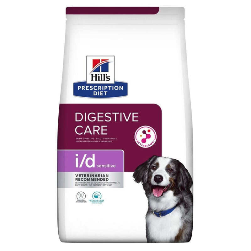 Hill's (Хіллс) Prescription Diet i/d Digestive Care Sensitive (ActivBiome+) - Лікувальний корм з яйцем, рисом та інноваційною сумішшю пребіотичних харчових волокон для собак з проблемами ШКТ (1,5 кг New!) в E-ZOO