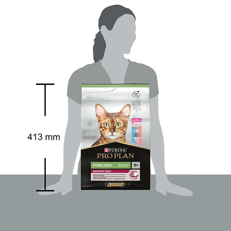 Purina Pro Plan (Пурина Про План) Sterilised Adult Cod & Trout - Сухой корм с треской и форелью для стерилизованных взрослых котов (3 кг) в E-ZOO