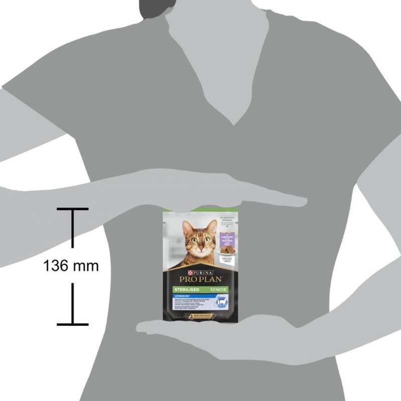 Purina Pro Plan (Пуріна Про План) Sterilised Senior 7+ Nutrisavour - Вологий корм з індичкою для стерилізованих котів старше 7 років (кусочки в паштеті) (75 г) в E-ZOO