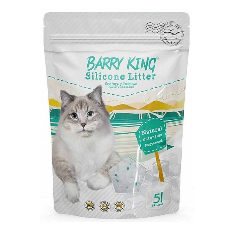 Barry King (Баррі Кінг) Silicone Litter Natural - Наповнювач силікагелевий для котячого туалету, без аромату (5 л) в E-ZOO